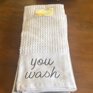 You wash, I’ll dry Kitchen Towels